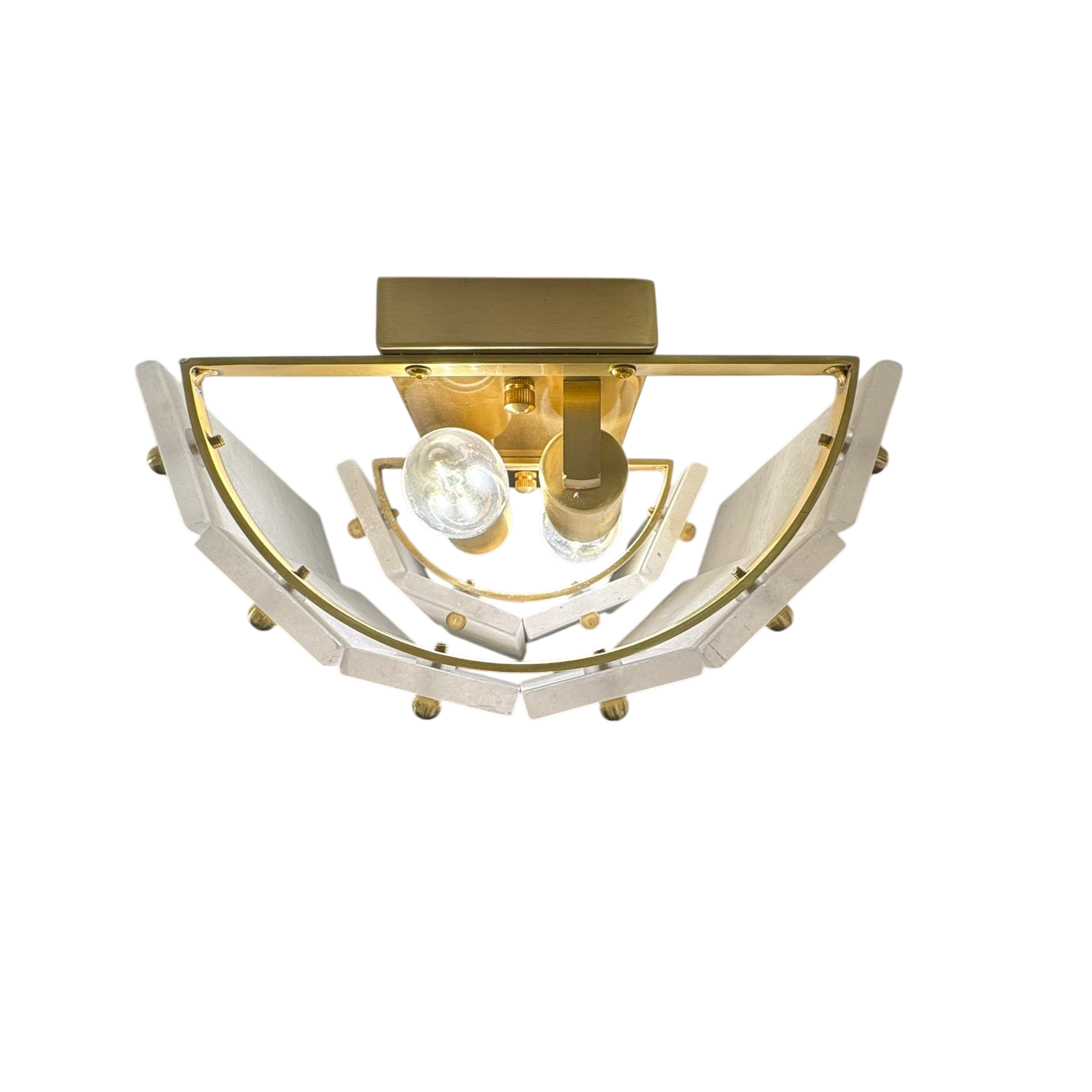Nalira Alabaster Wall Sconce - 2 tier
