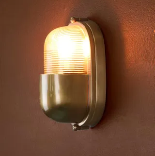 Anchor Outdoor Wall Light Brass
