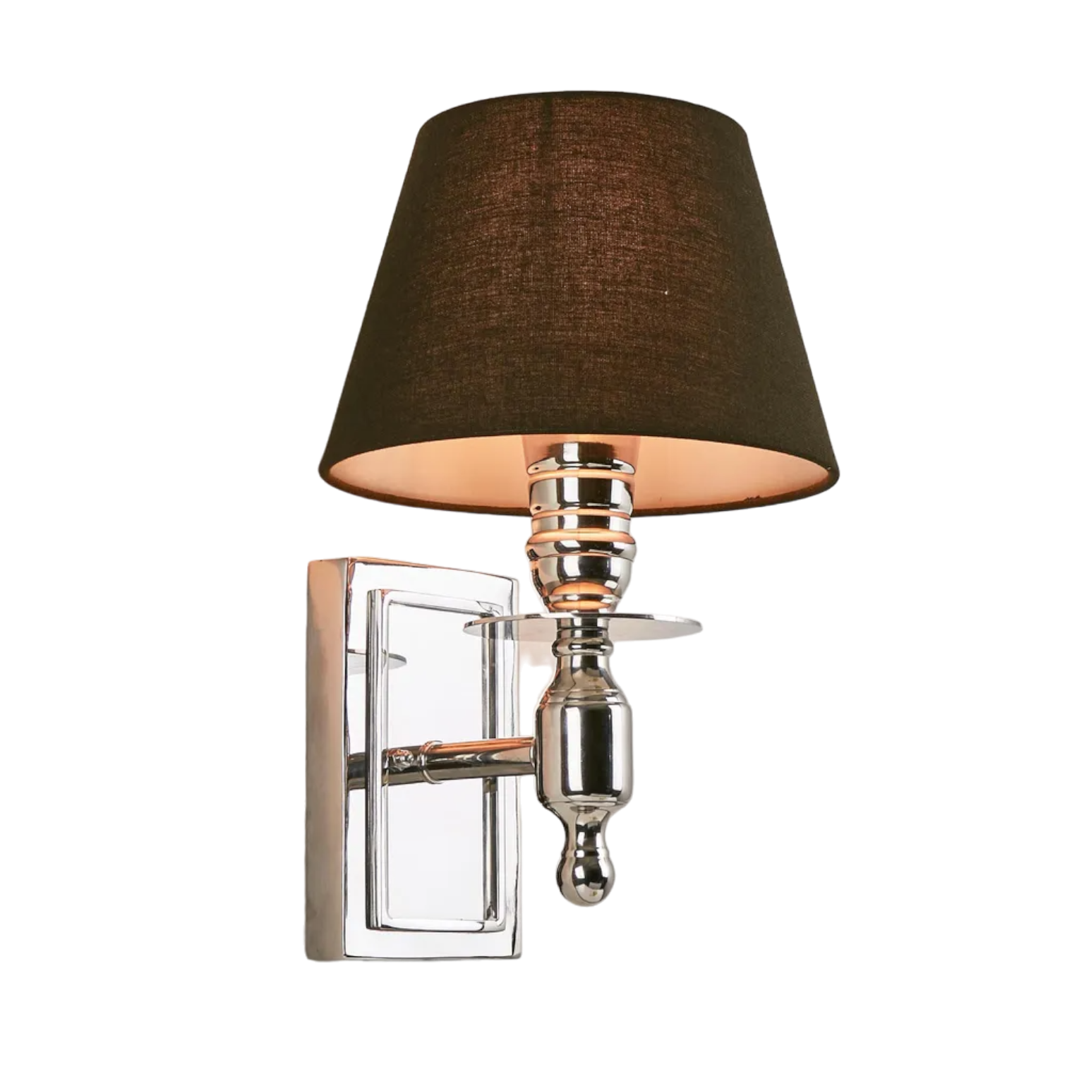 Newton Wall Light Shiny Nickel (SKU ELSB21784)