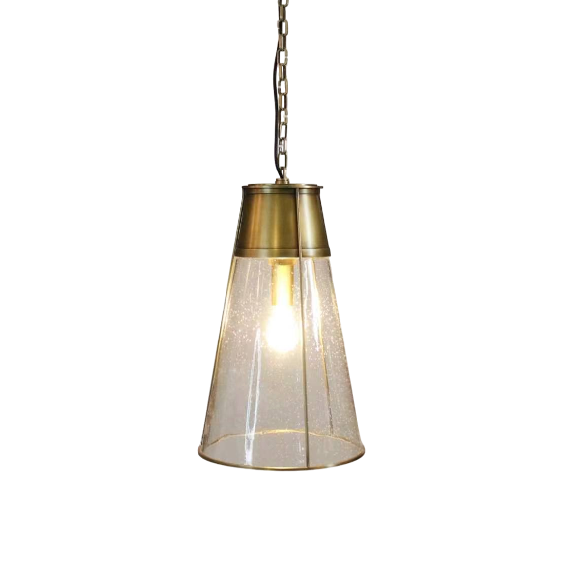 Nicol Antique Brass Pendant Lamp