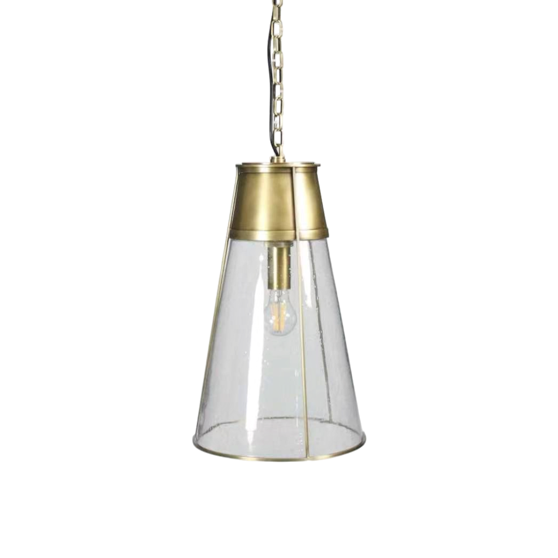 Nicol Antique Brass Pendant Lamp