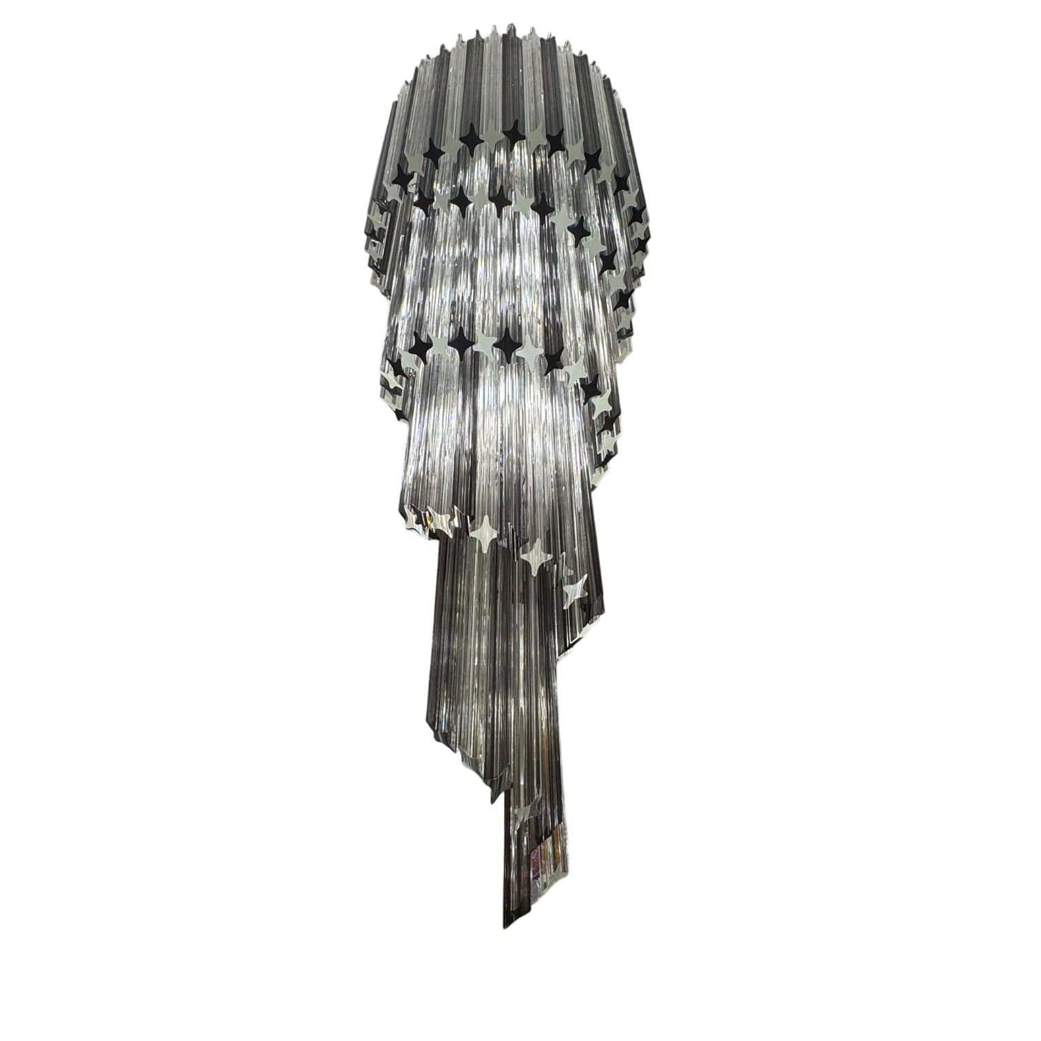 Nicola Murano Noir Spiral Chandelier - Extra Large