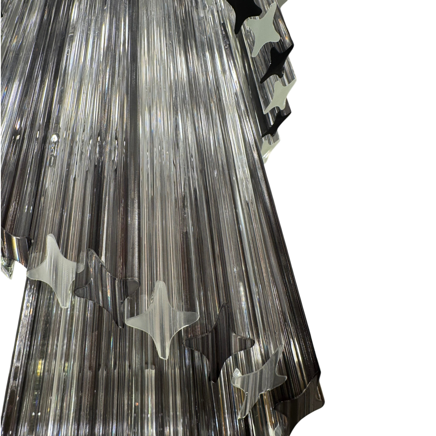 Nicola Murano Noir Spiral Chandelier - Extra Large