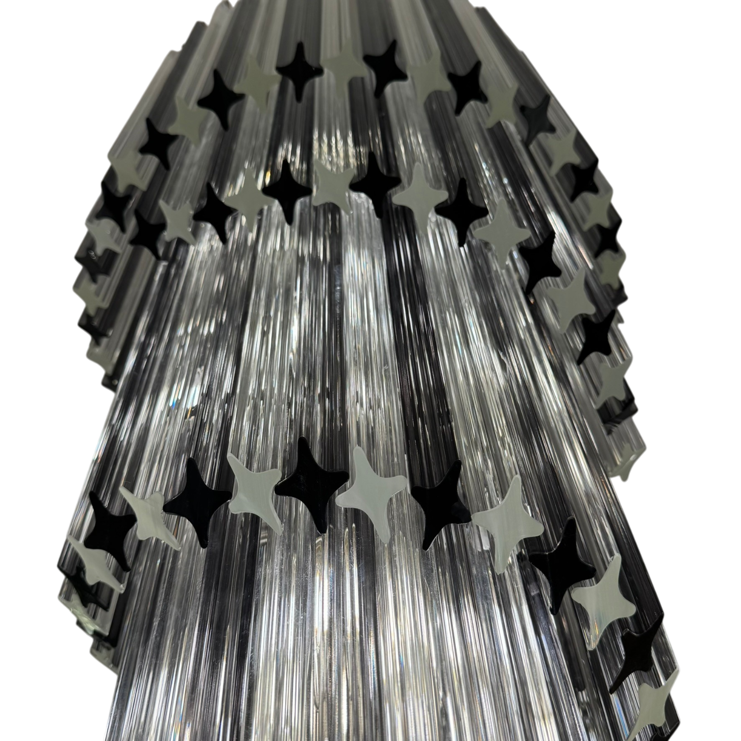 Nicola Murano Noir Spiral Chandelier - Extra Large