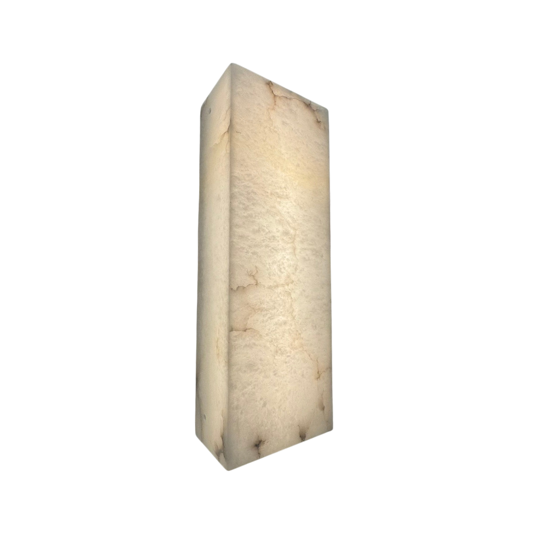 Nubia Rectangular Alabaster Wall Sconce