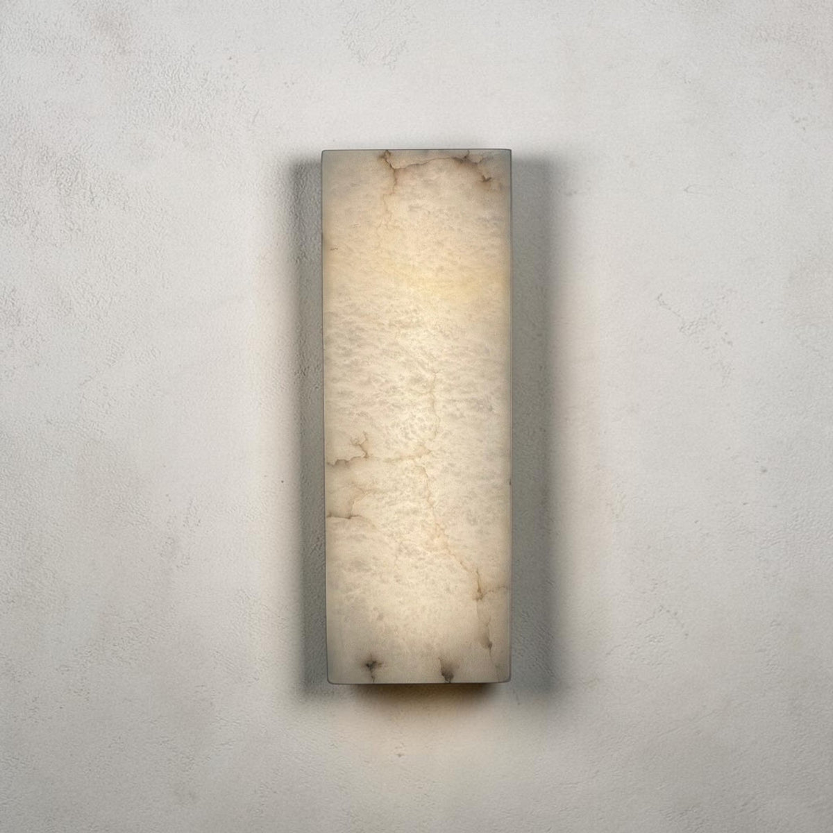 Nubia Rectangular Alabaster Wall Sconce
