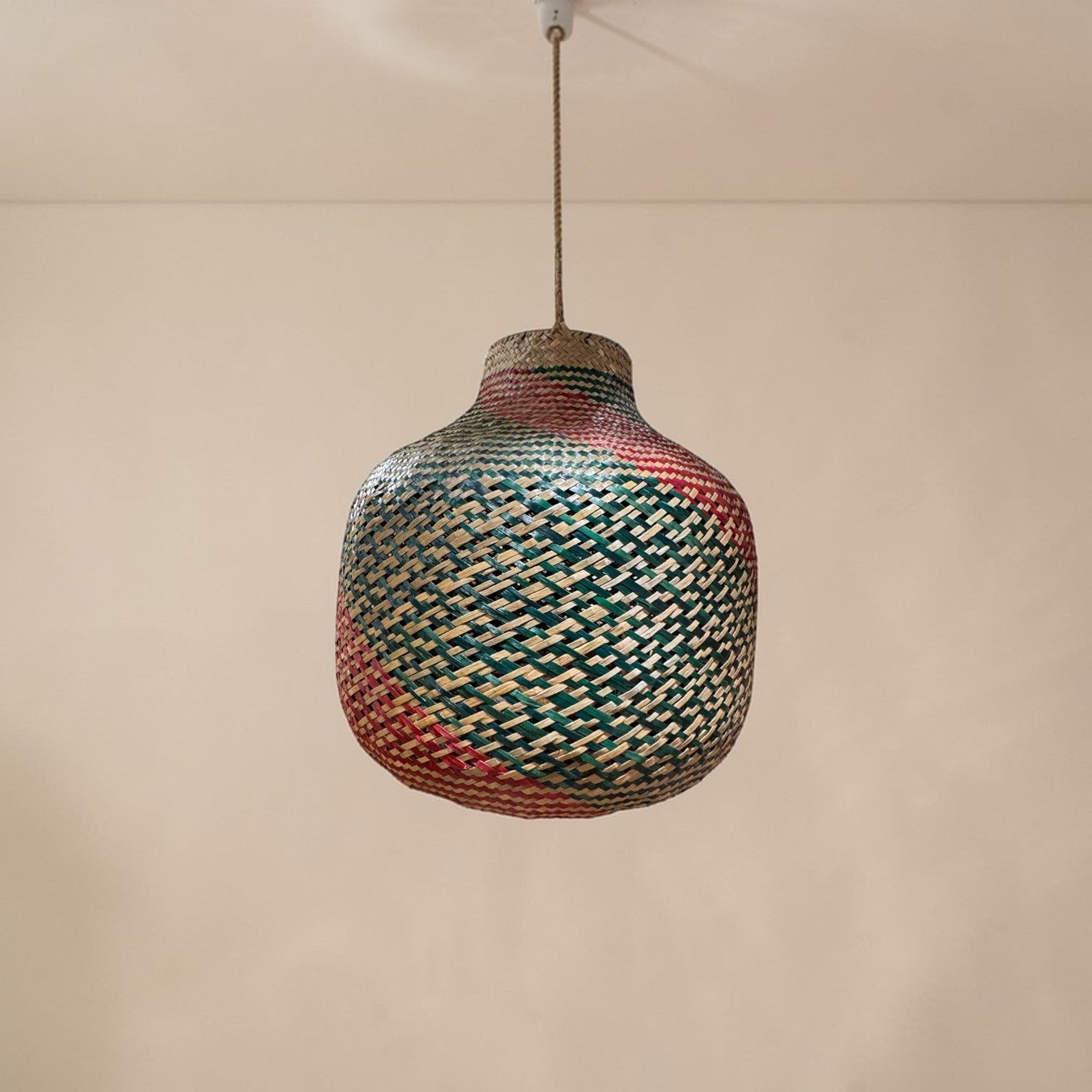 Obelia Rattan Hanging Lamp