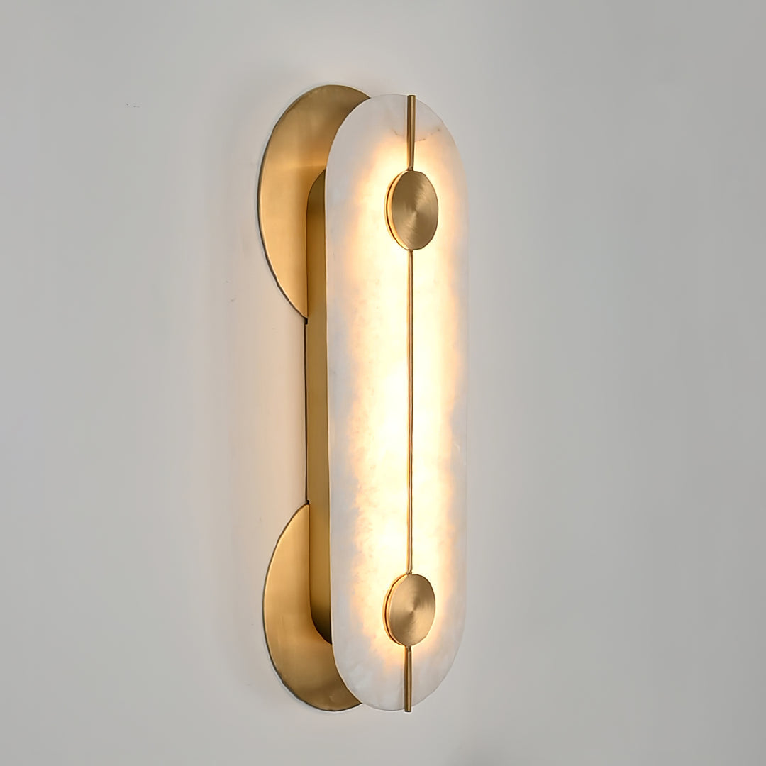 Orelia Alabaster Wall Light - Small