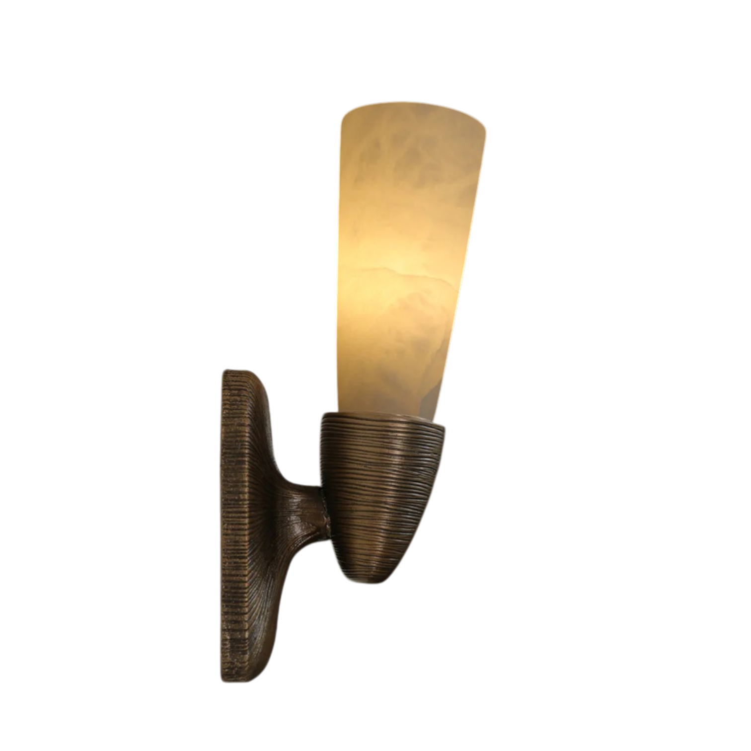 Aira Alabaster Twist Wall Sconce