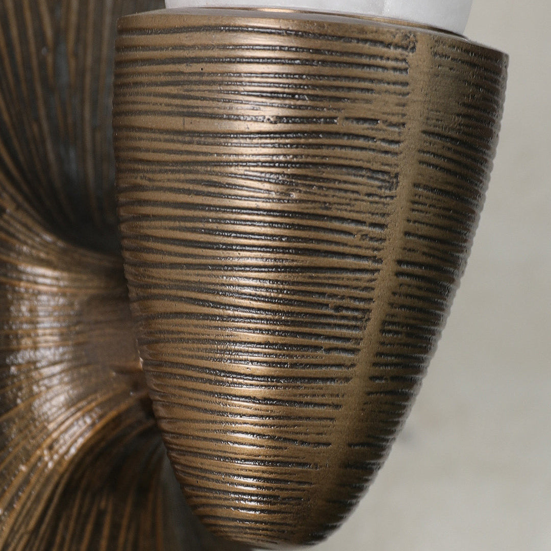 Aira Alabaster Twist Wall Sconce