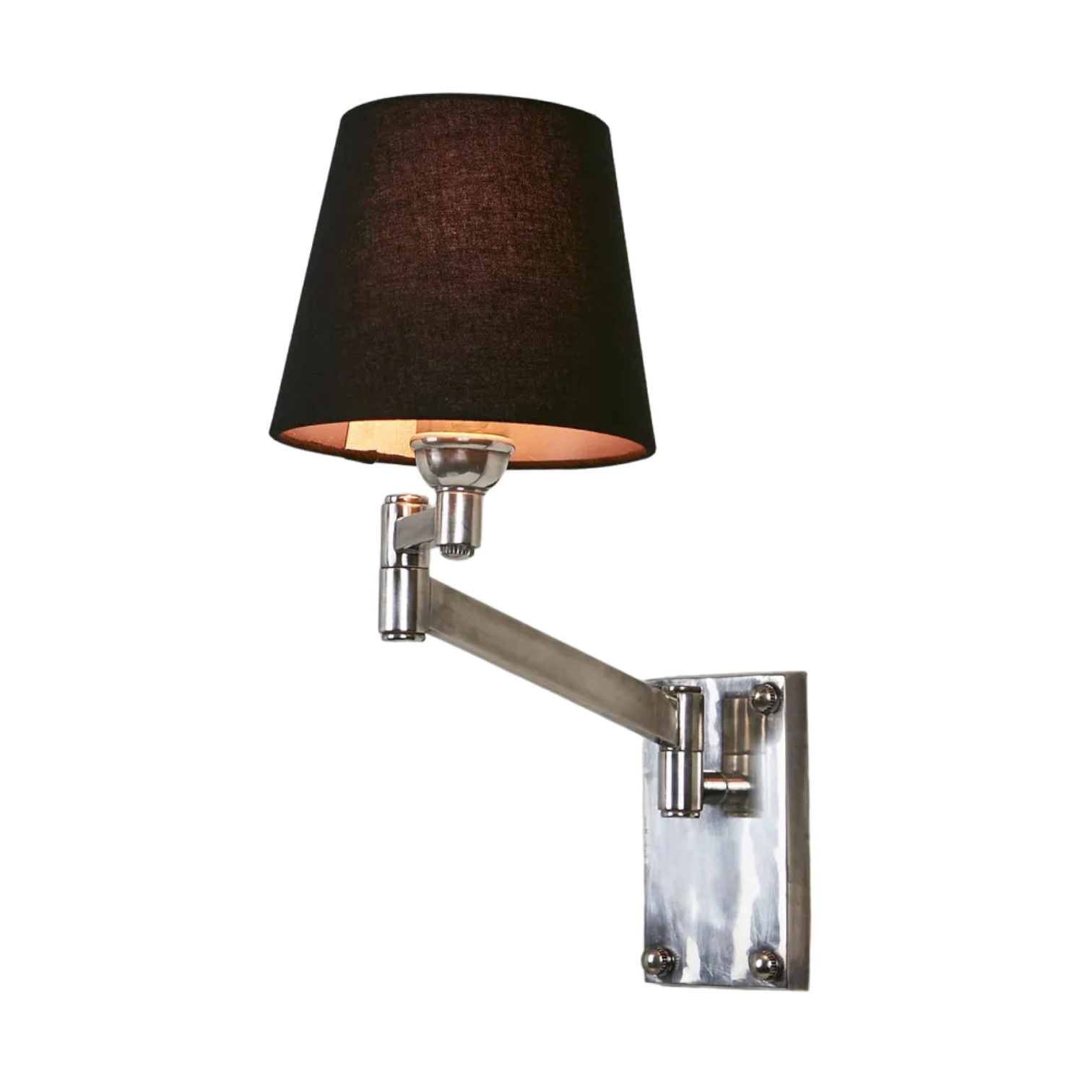 Oscar Wall Light Base Antique Silver