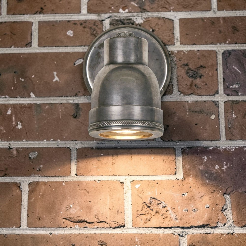Pasco Outdoor Wall Light Antique Silver