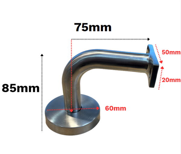 Pedirka Stainless Steel Round LED Handrails
