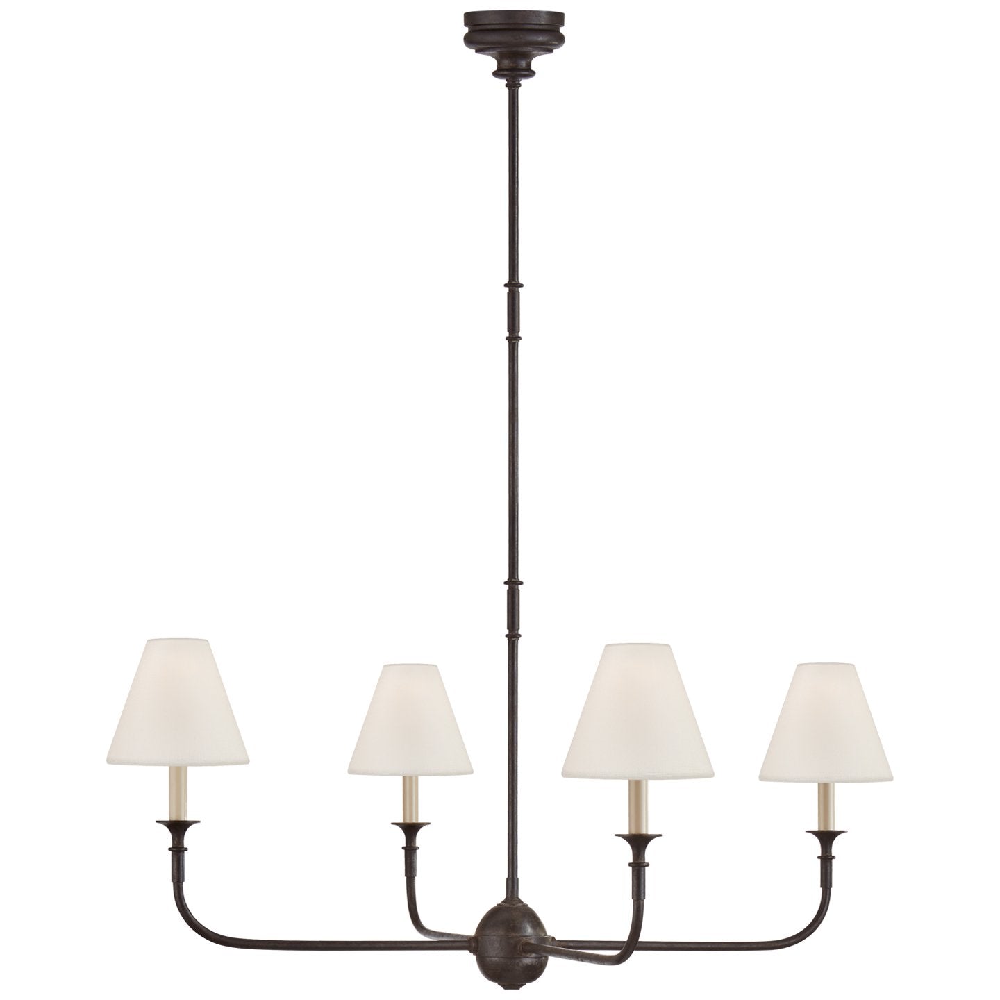 Edith 4 lamp chandelier