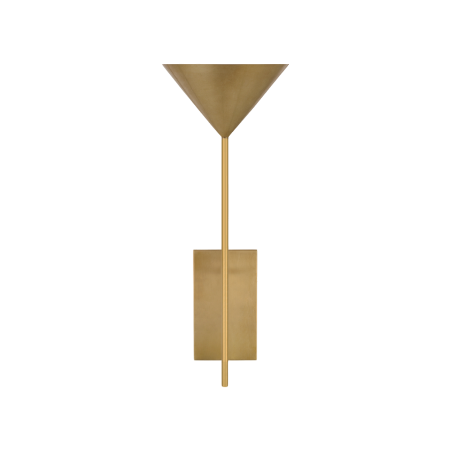 Kimi Brass Cone Wall Sconce