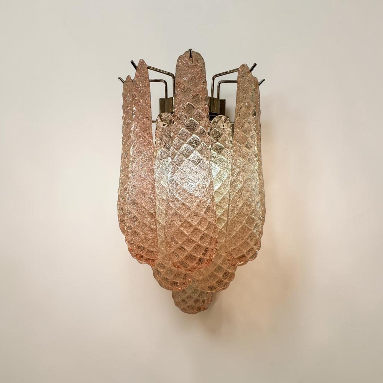 Pierina Murano Waffle Wall Sconce
