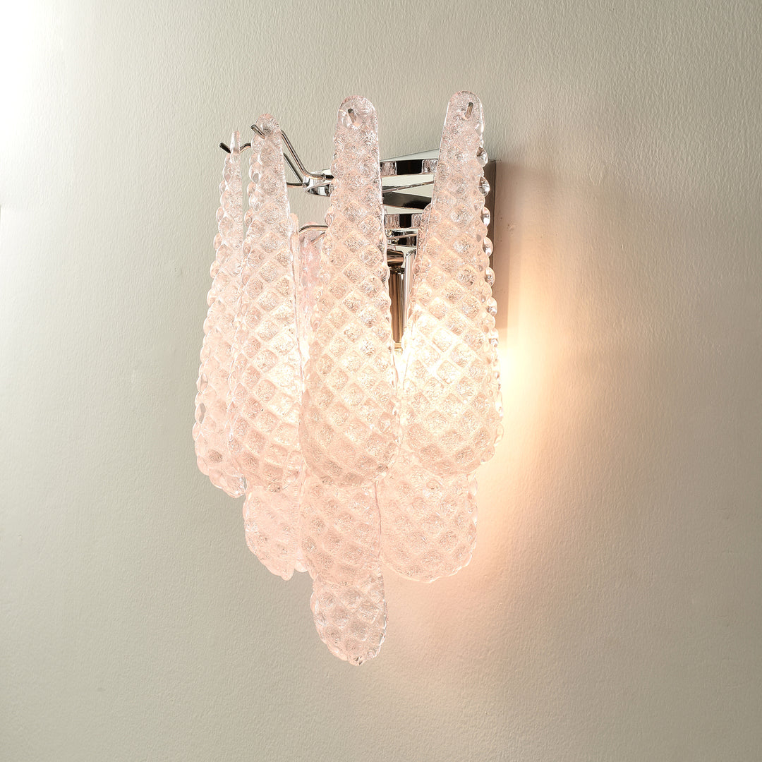 Pierina Murano Waffle Wall Sconce