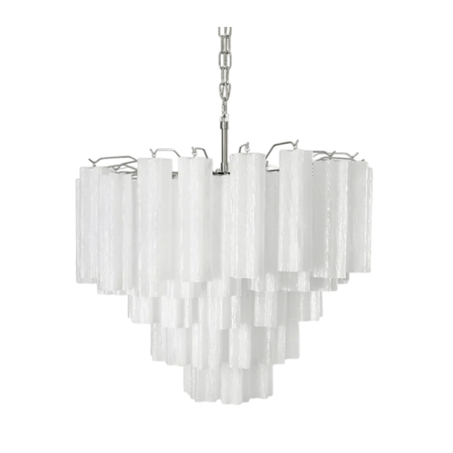Pippa Frosted Murano Cascade Chandelier