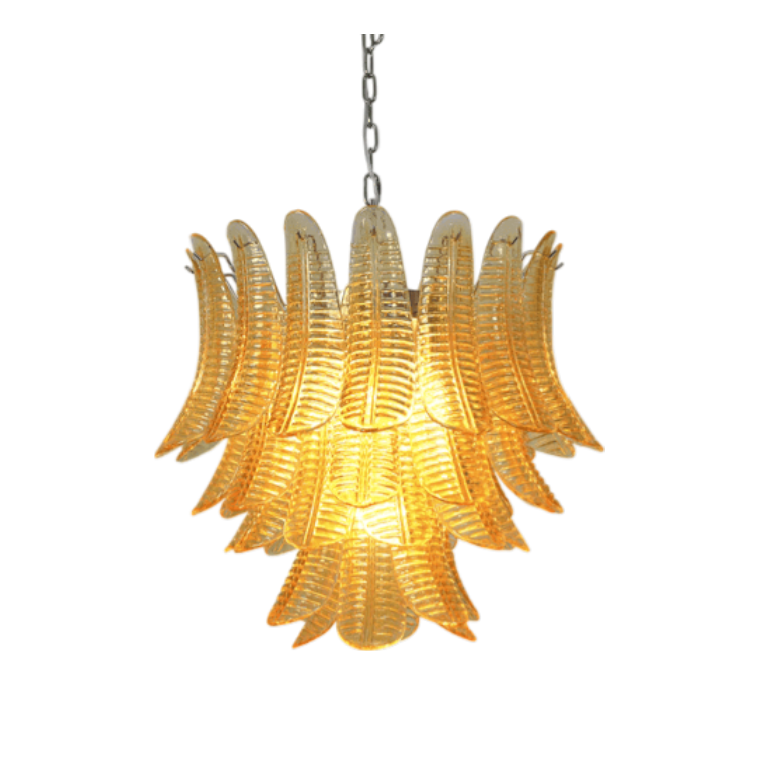 Placida Murano Cascade Glass Chandelier