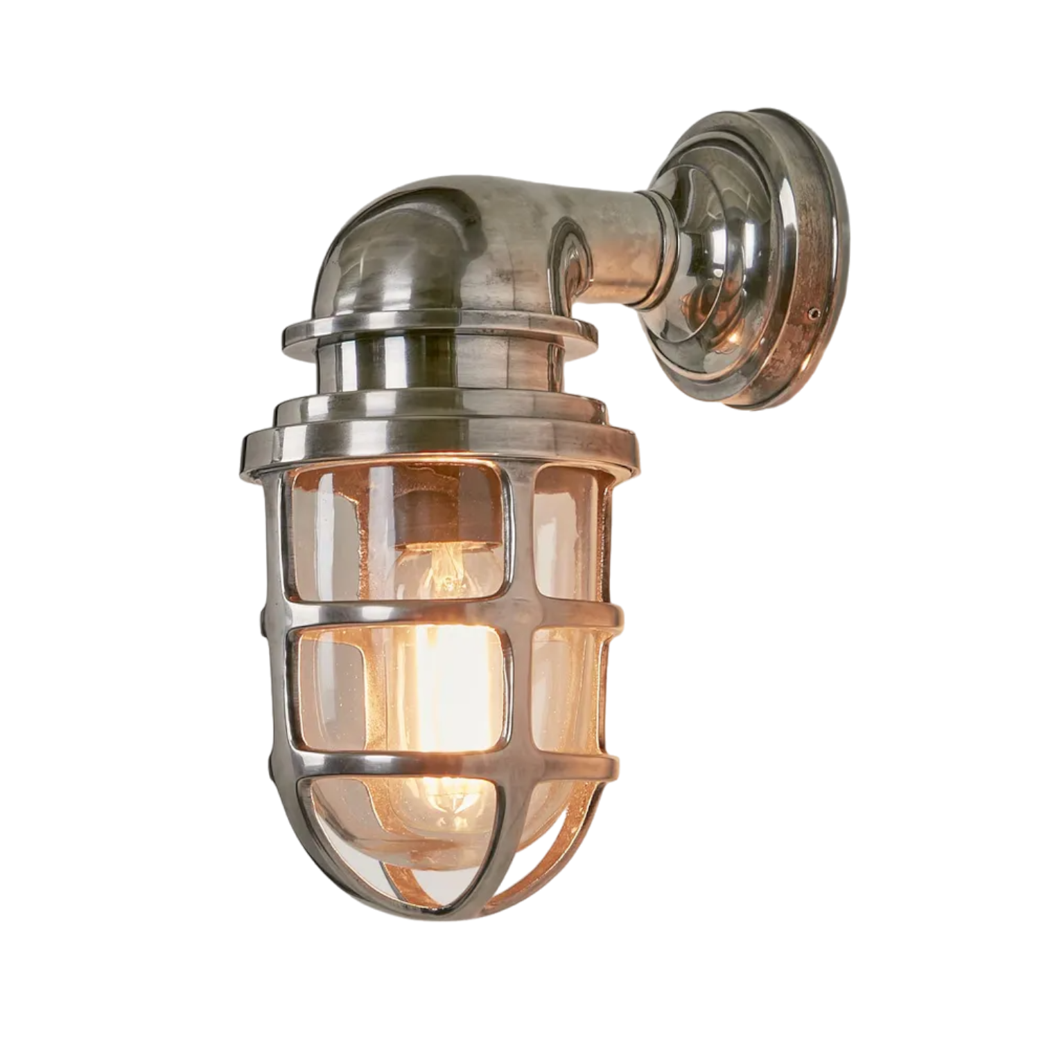 Porto Outdoor Wall Light Antique Silver