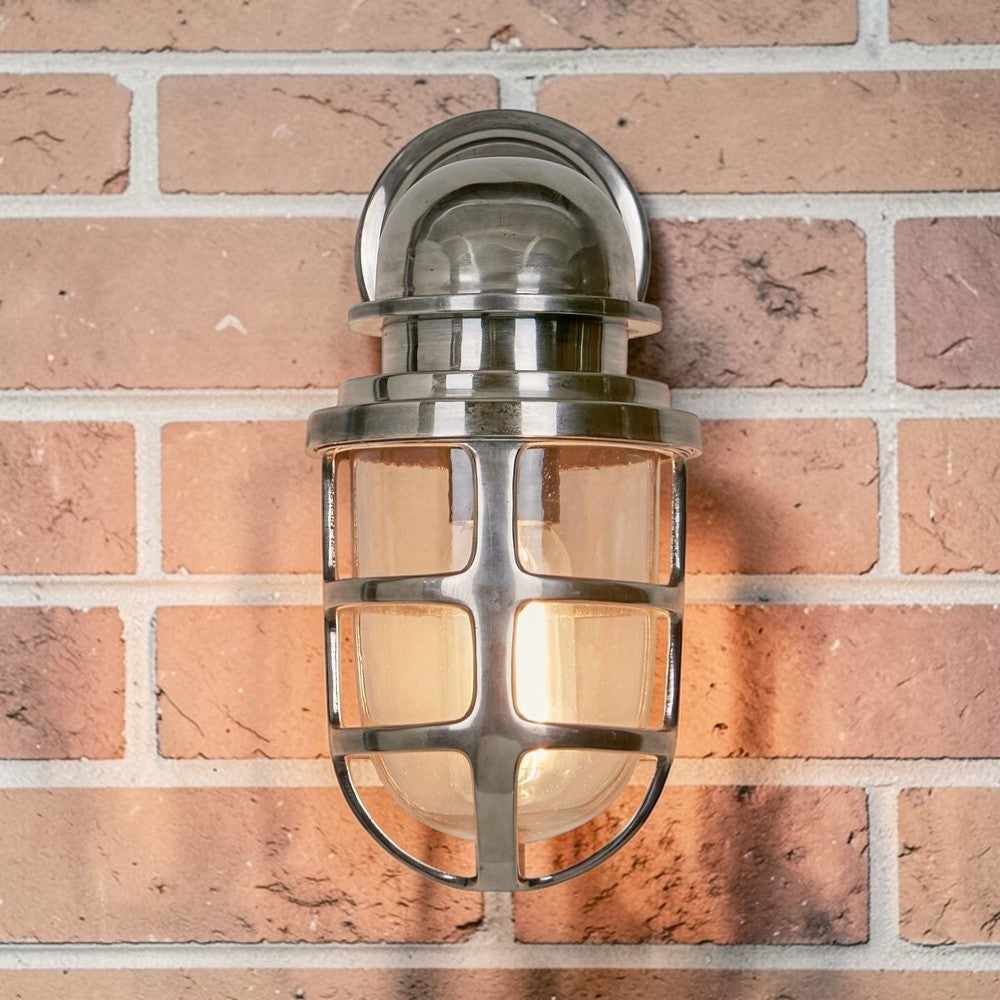 Porto Outdoor Wall Light Antique Silver