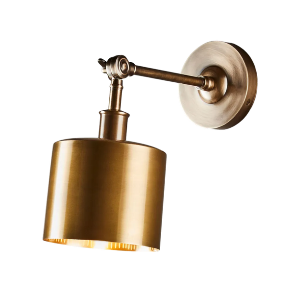 Portofino Wall Light Antique Brass (SKU ELPRTFWL15ABRA)
