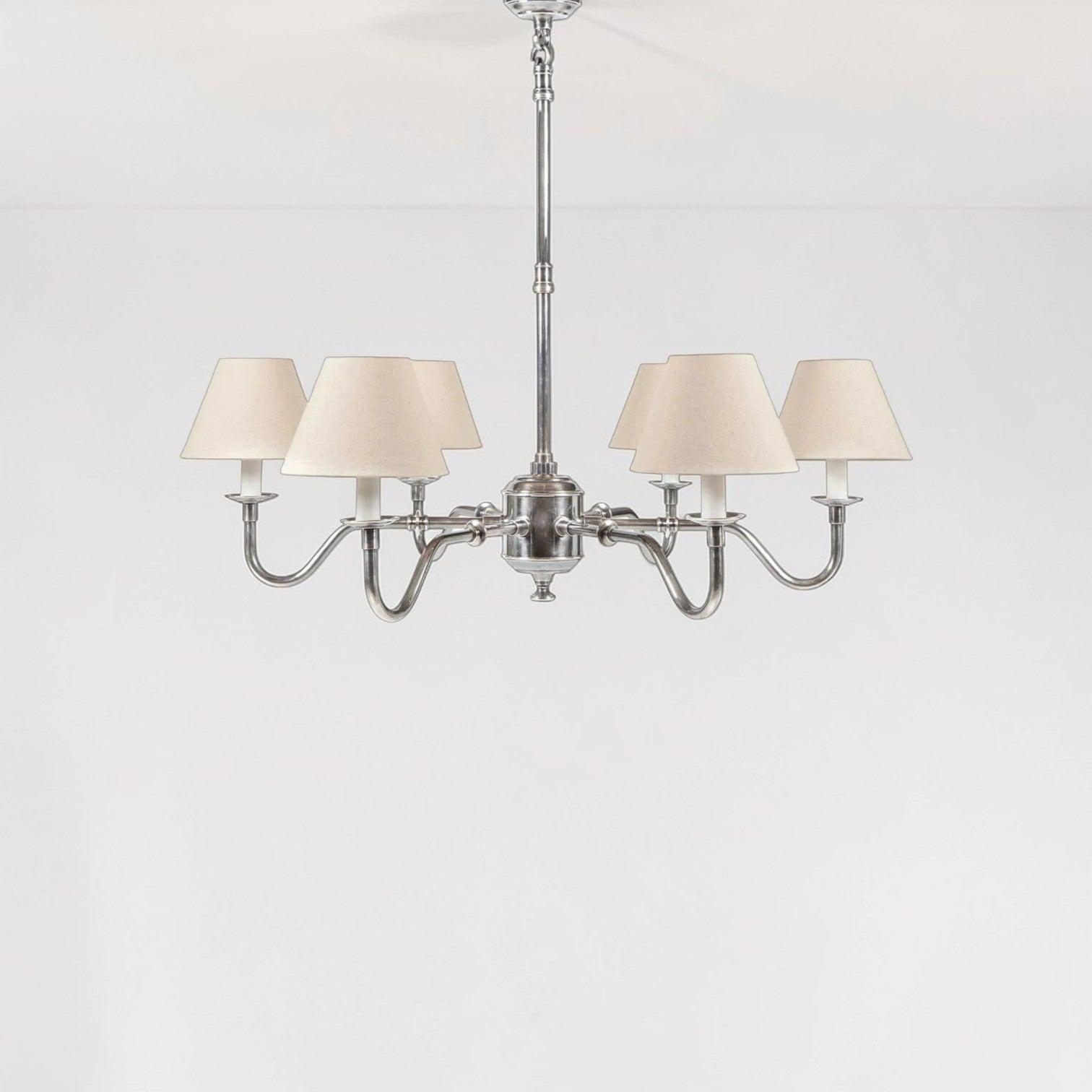 Prescot Chandelier Antique Silver ELPIM50727AS