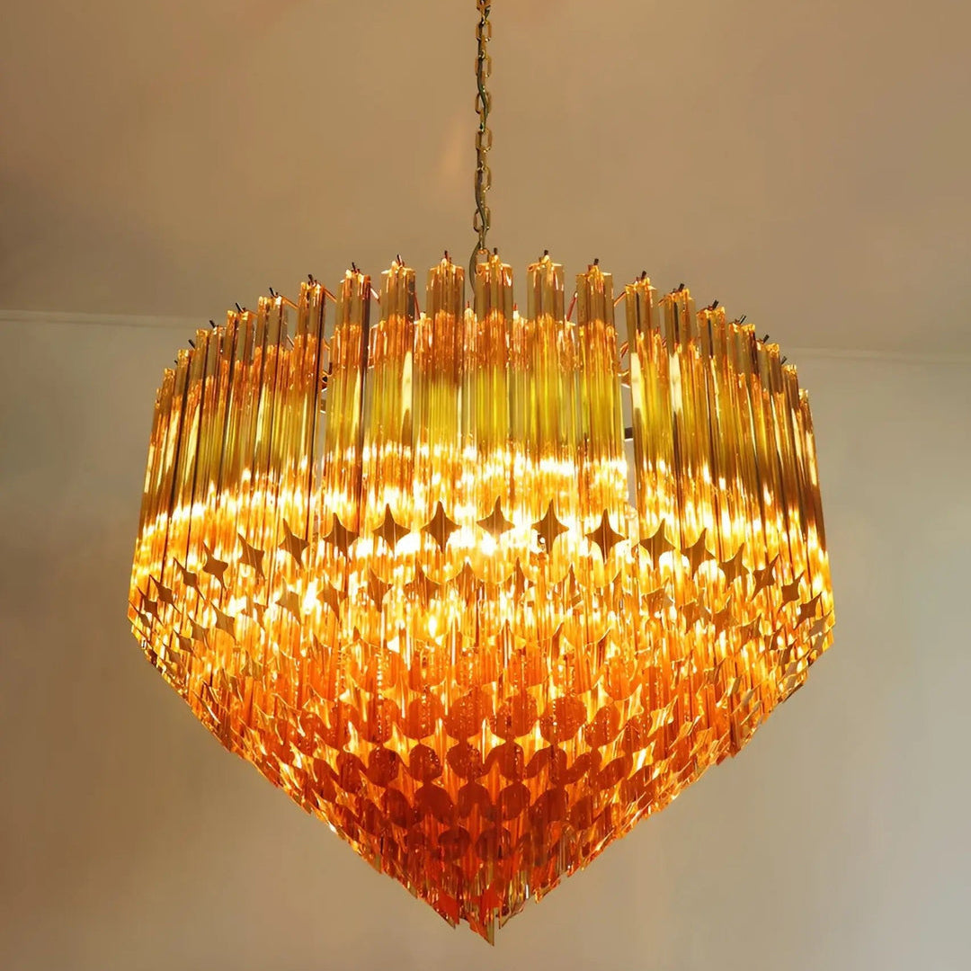 Tosca Prism Murano Glass Chandelier