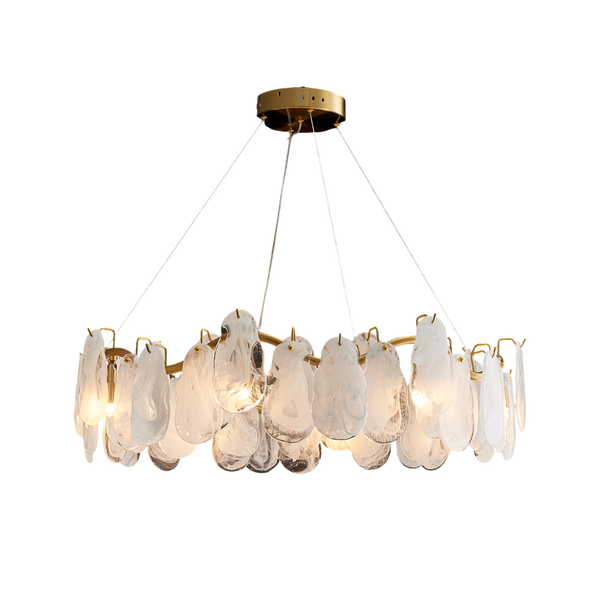 Quinn Organic Glass Chandelier (650mm)