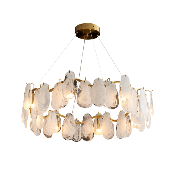 Quinn Organic Glass Chandelier (650mm)