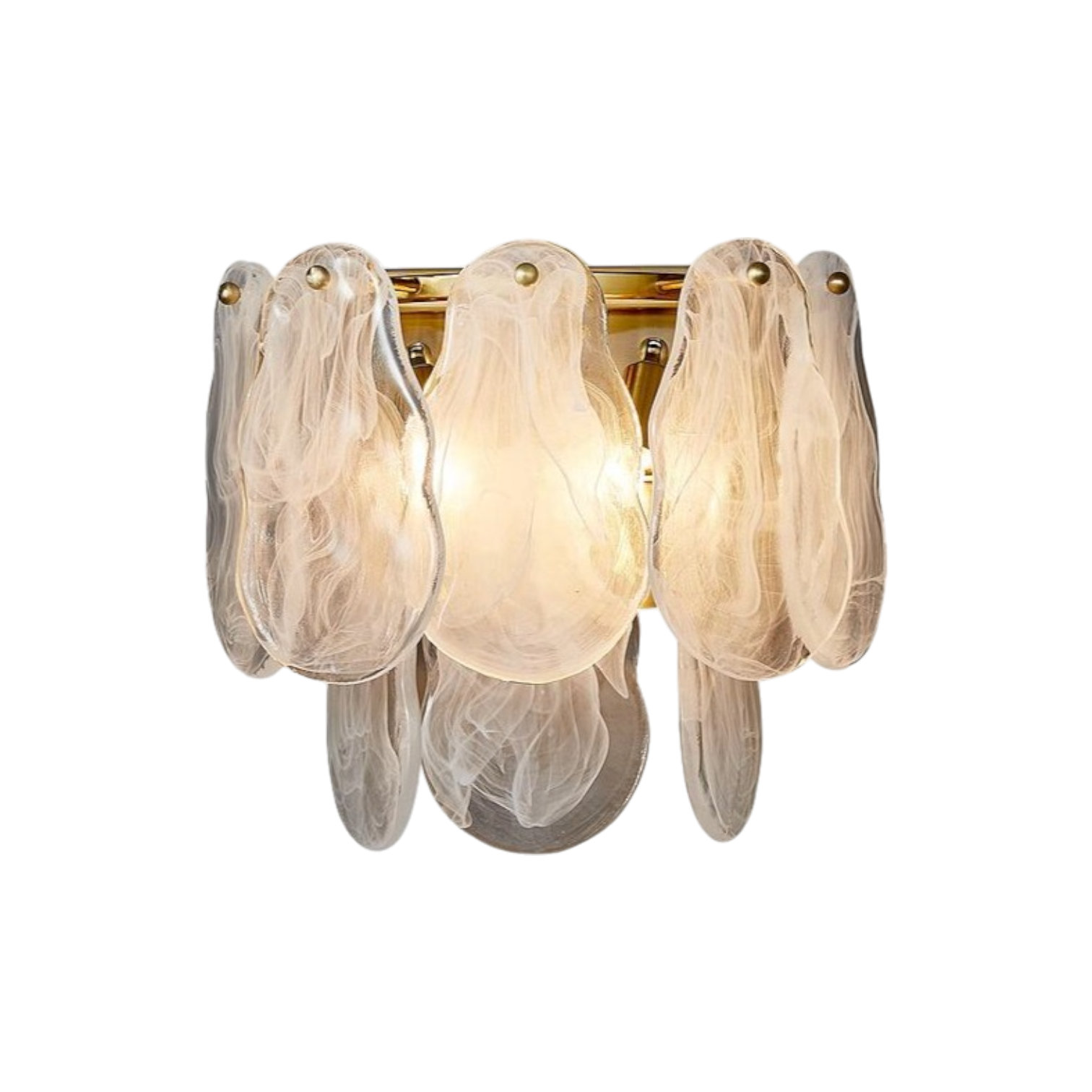 Quinn Organic Glass Wall Sconce