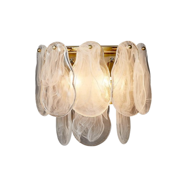 Quinn Organic Glass Wall Sconce