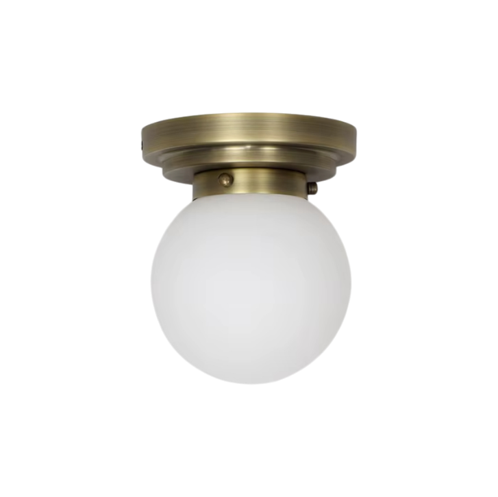 Razana Brass Ceiling Flushmount Lamp