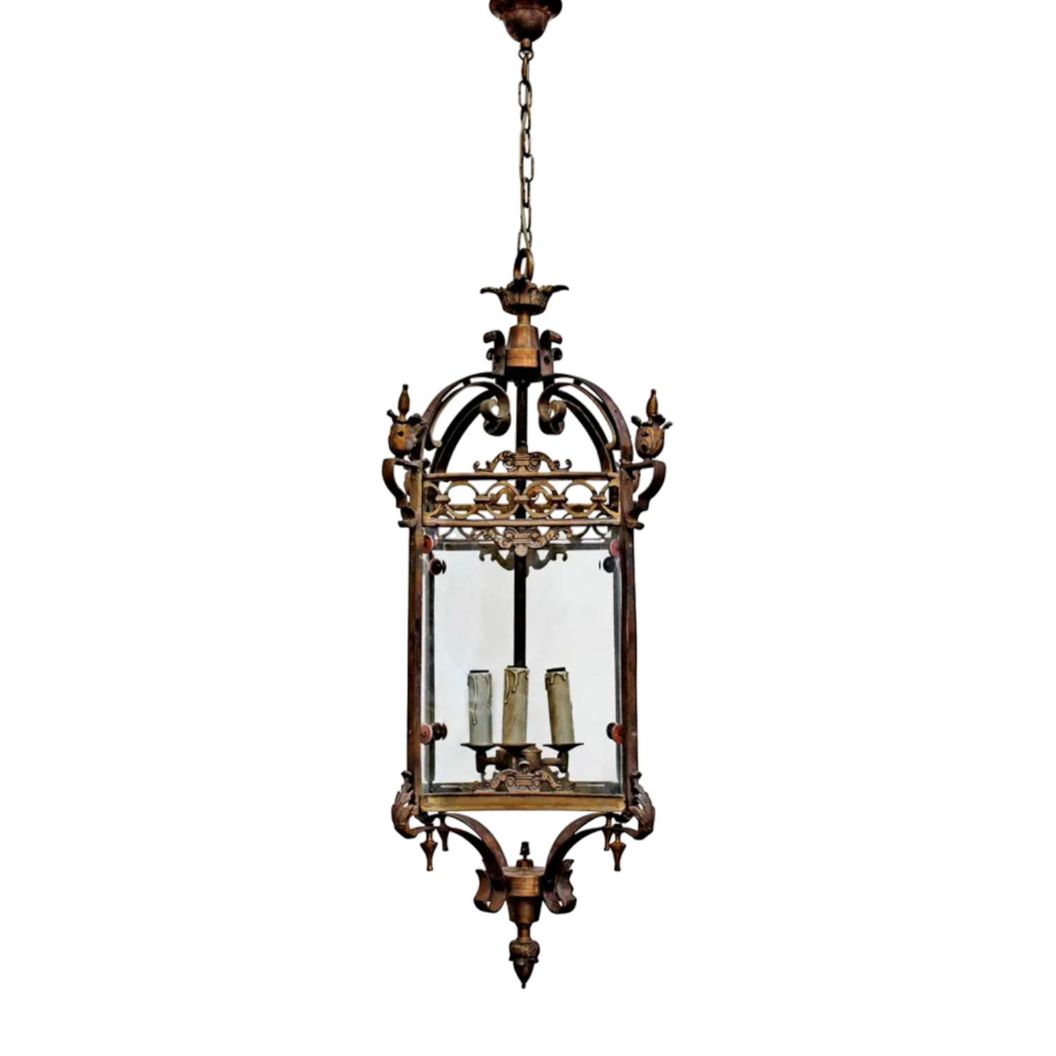 Riems Ceiling Pendant Large Brass ELD13