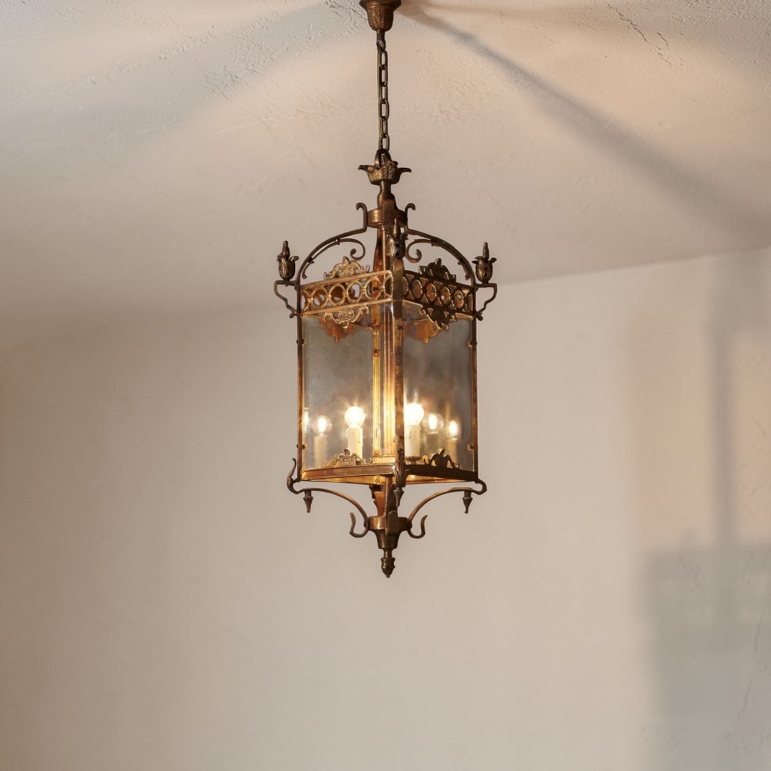 Riems Ceiling Pendant Large Brass ELD13