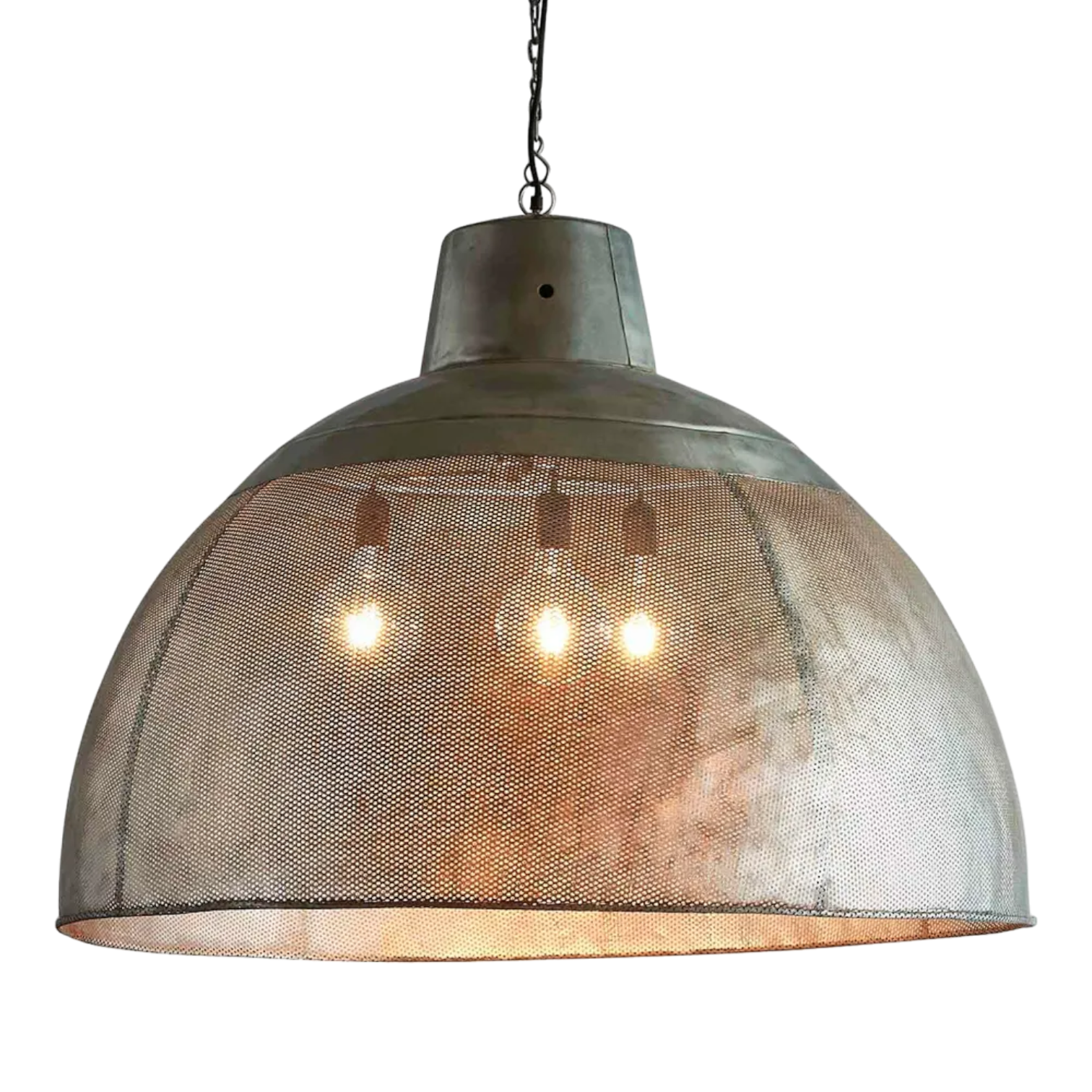 Riva Ceiling Pendant Extra Large Zinc ZAF10329