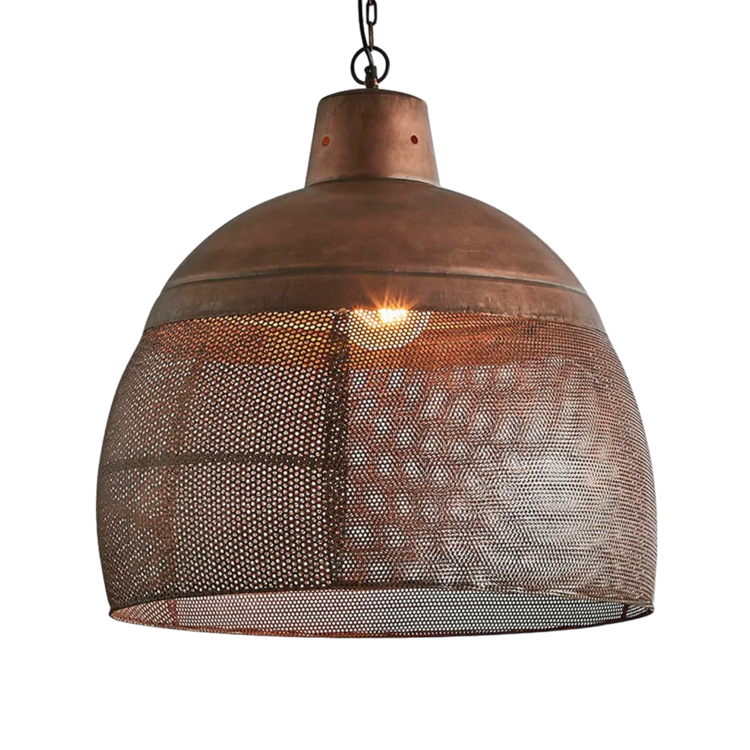 Riva Ceiling Pendant Large Antique Copper ZAF10107