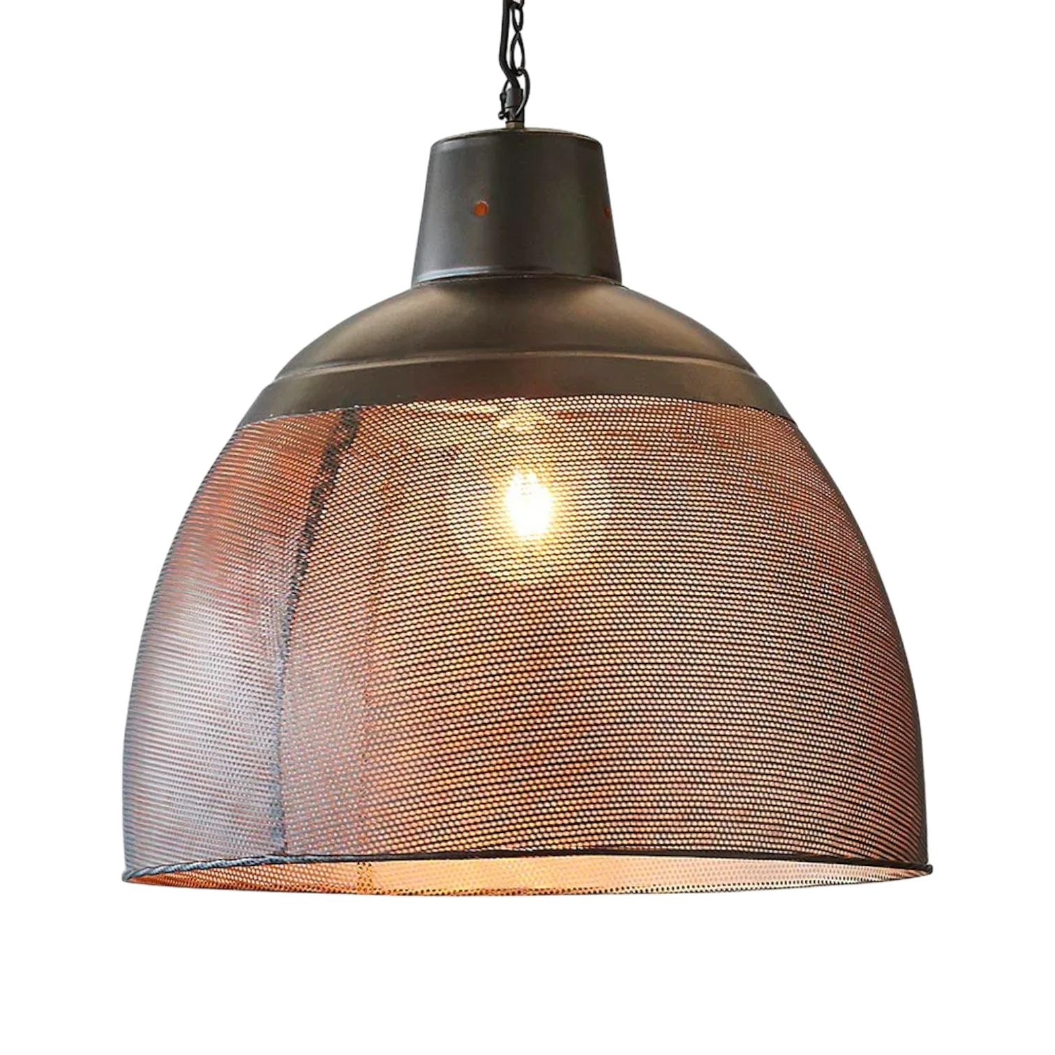 Riva Ceiling Pendant Large Black and Gold ZAF10502