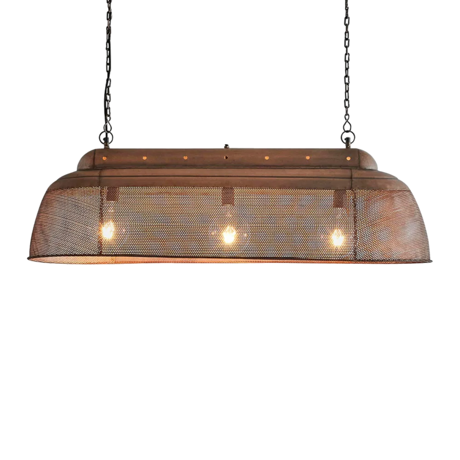 Riva Ceiling Pendant Long Antique Copper ZAF10325
