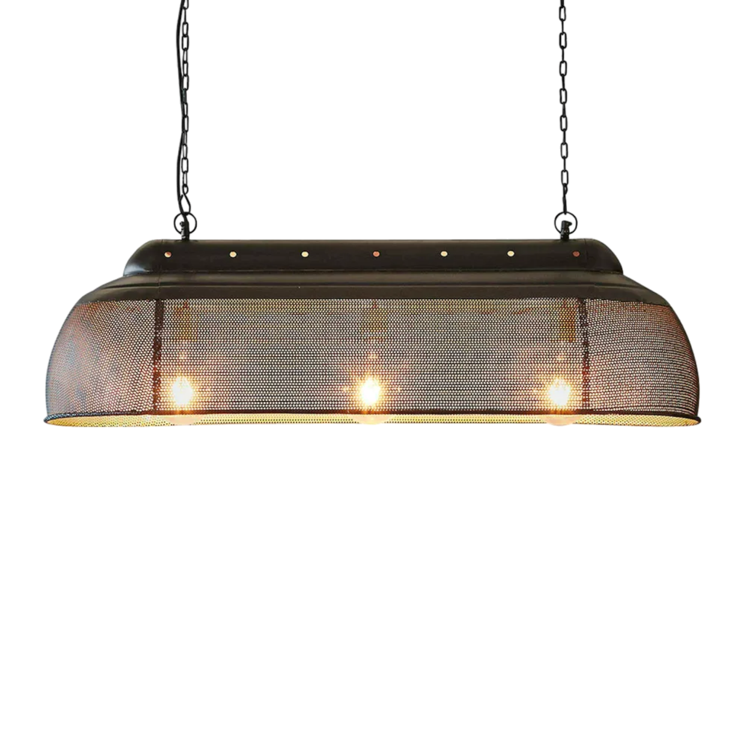 Riva Ceiling Pendant Long Matt Black and Gold ZAF10503