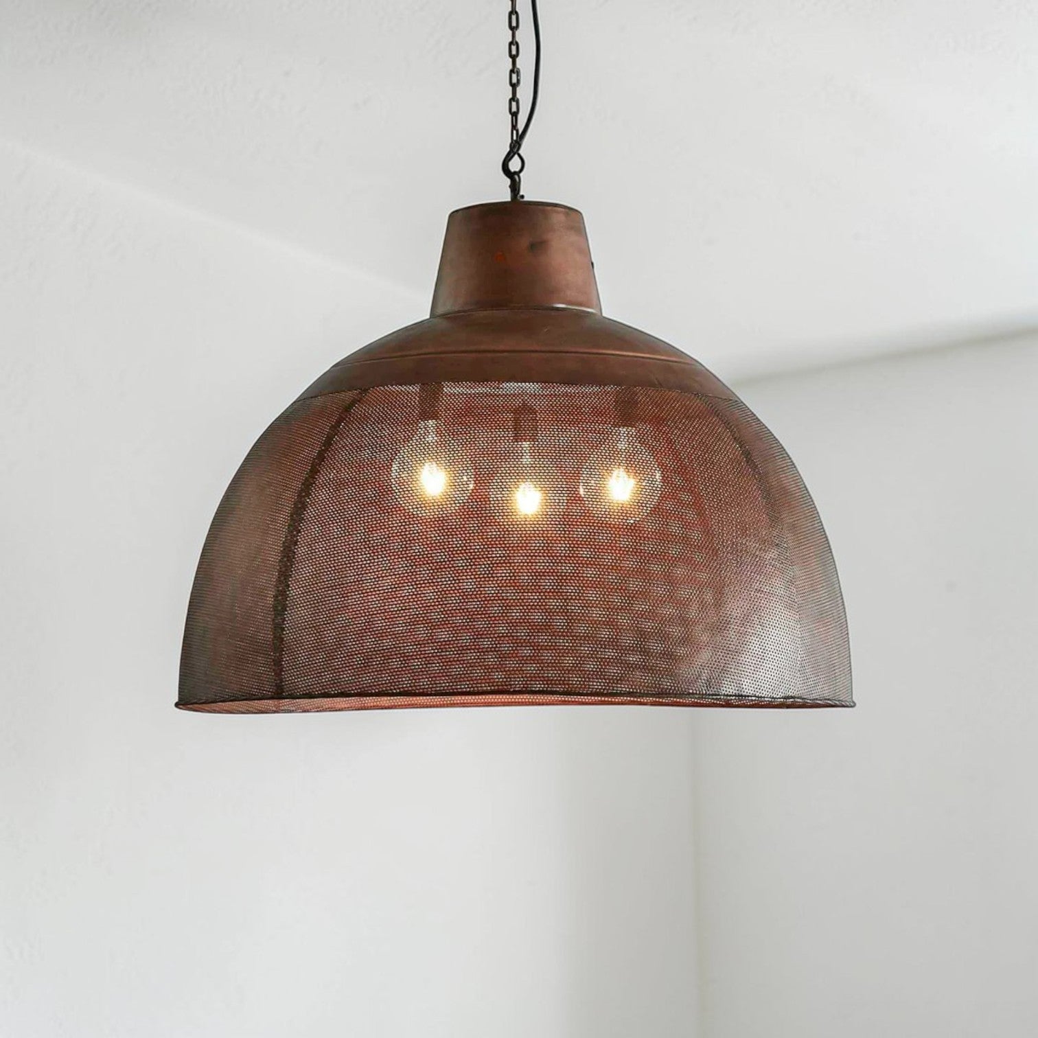 Riva Ceiling Pendant Extra Large Antique Copper ZAF10330