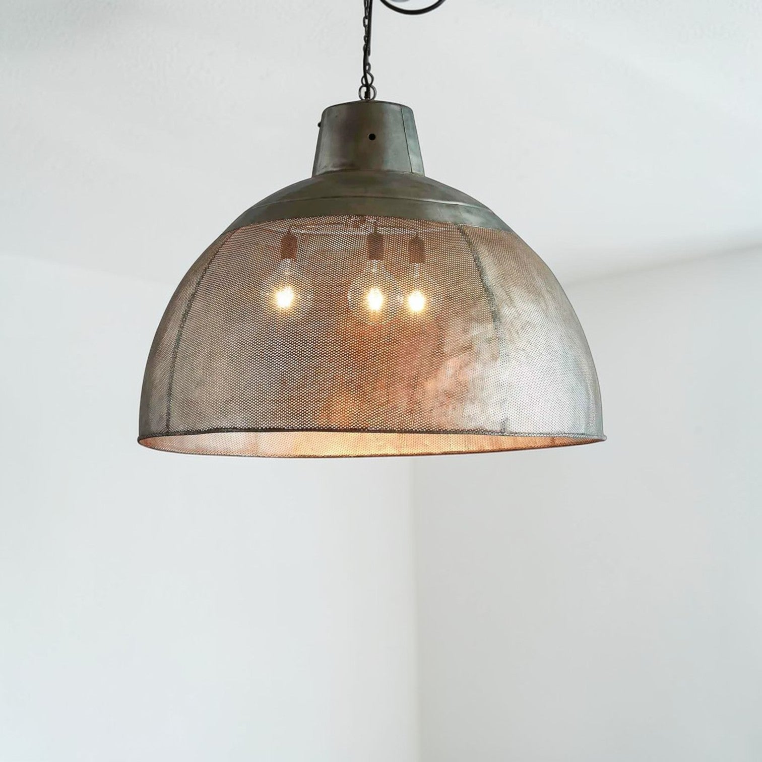Riva Ceiling Pendant Extra Large Zinc ZAF10329