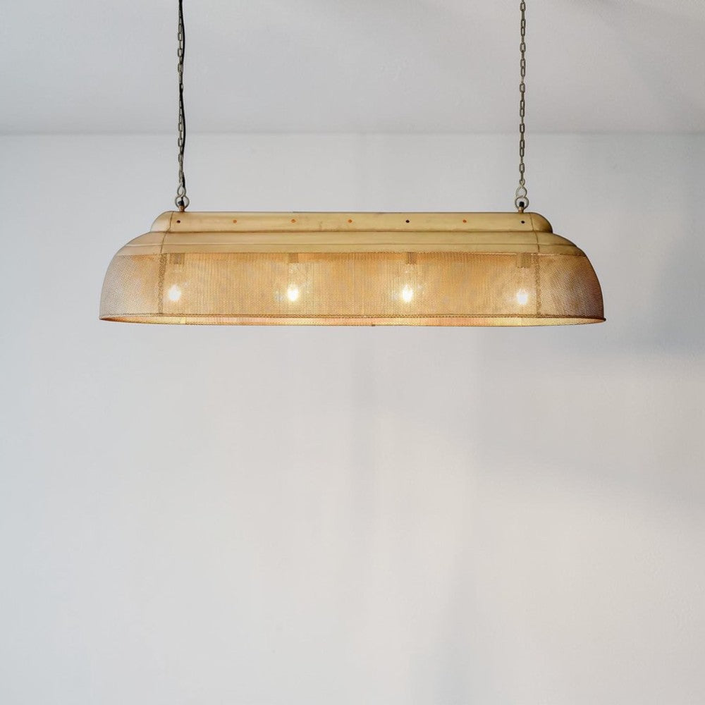 Riva Ceiling Pendant Extra Long Antique Brass ZAF10412