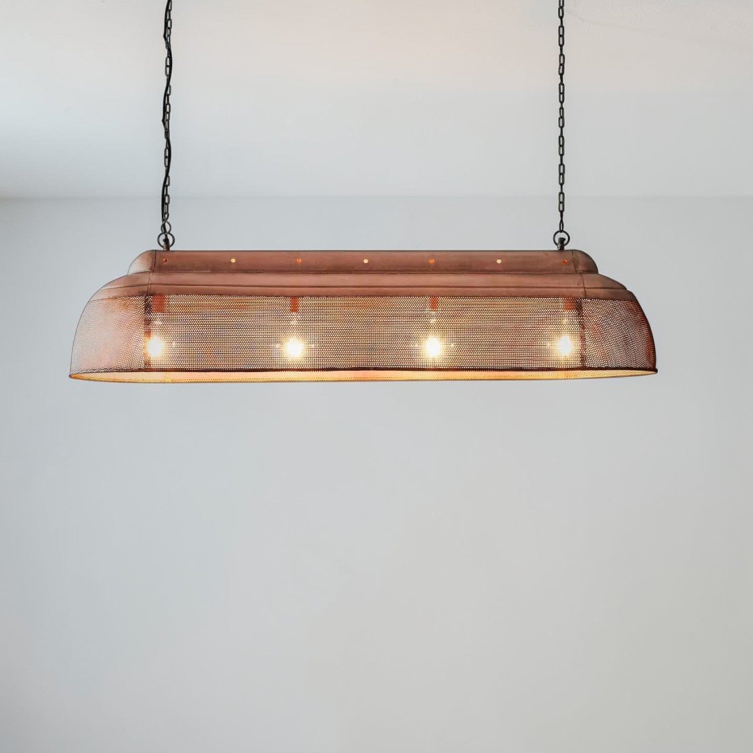 Riva Ceiling Pendant Extra Long Antique Copper ZAF10413