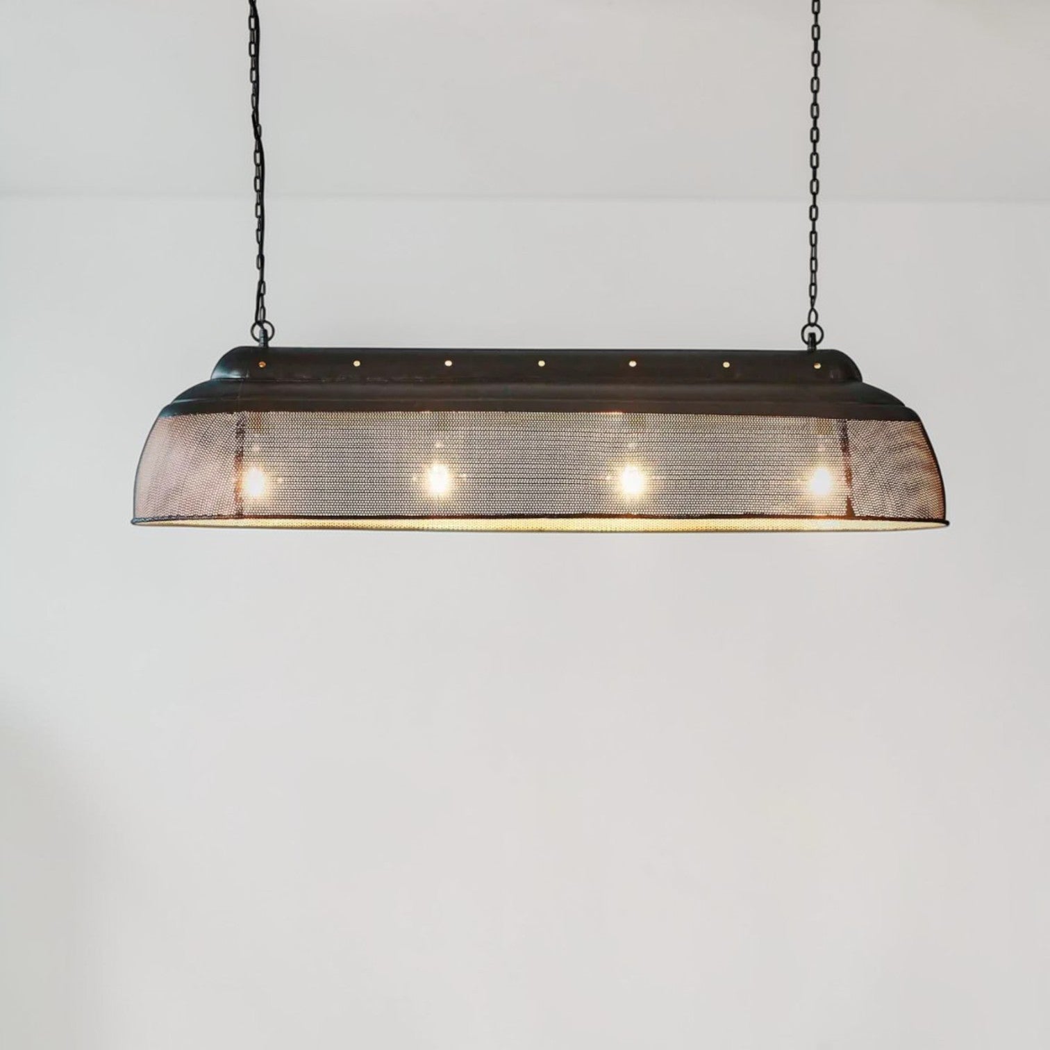Riva Ceiling Pendant Extra Long Matt Black and Gold ZAF10411