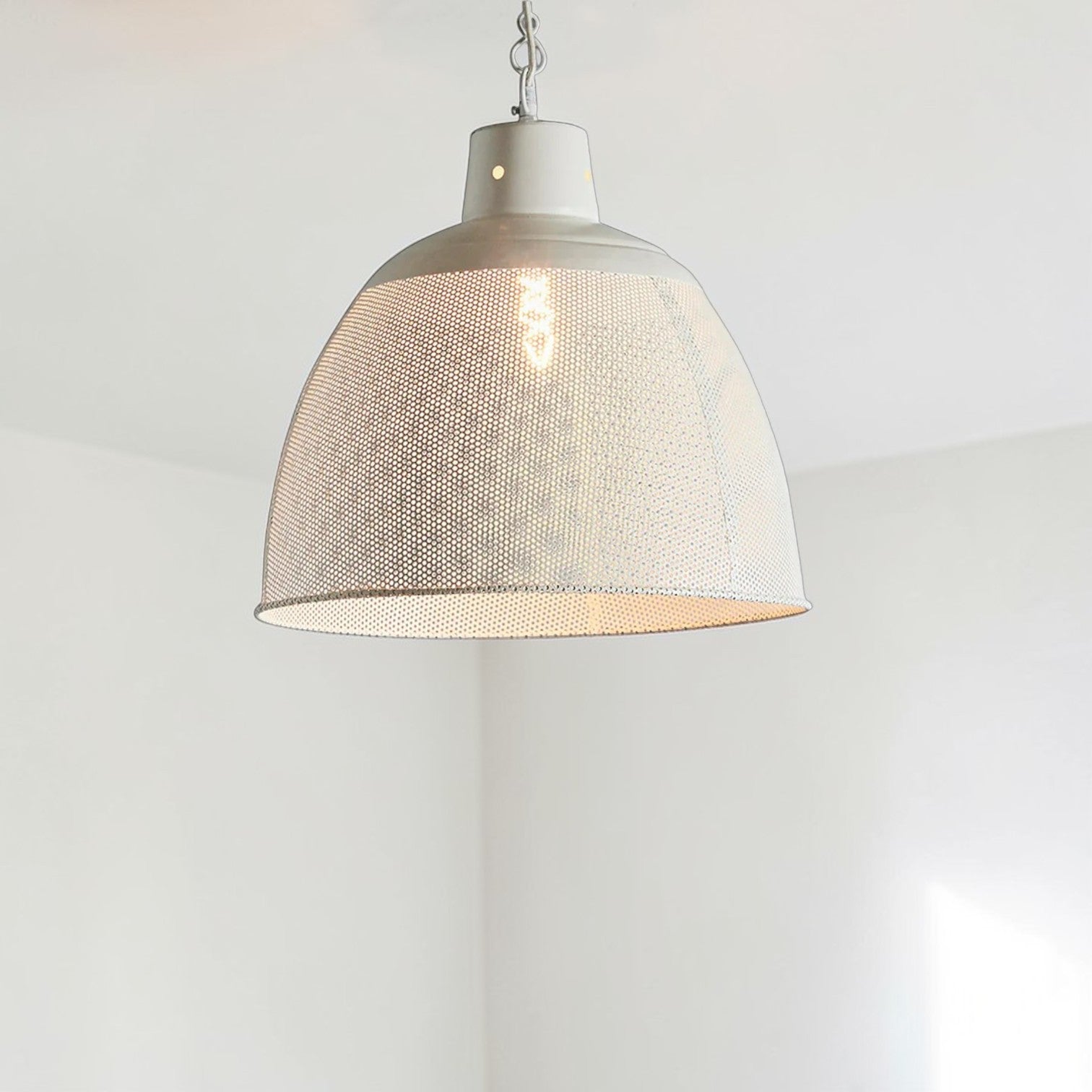 Riva Ceiling Pendant Large Matt White ZAF10334