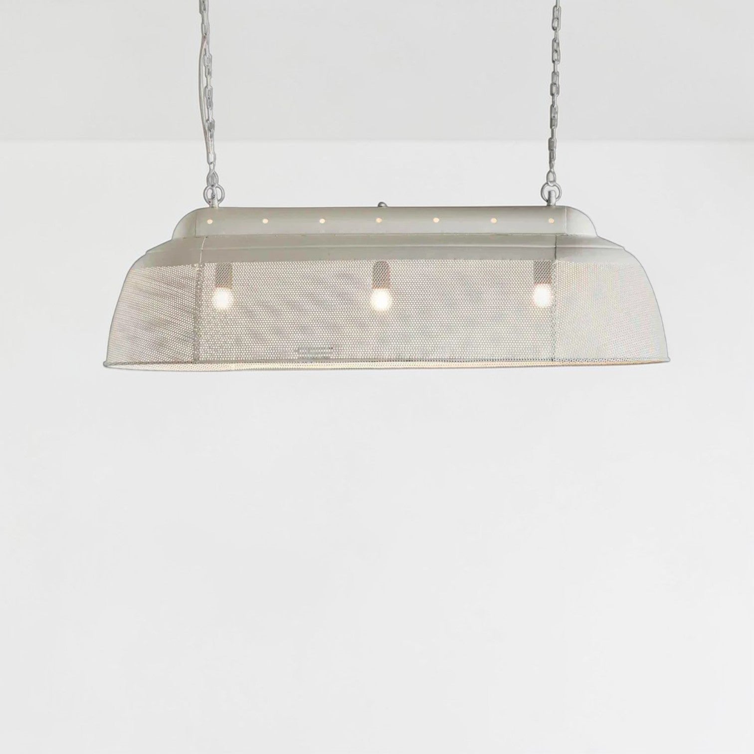 Riva Ceiling Pendant Long Matt White ZAF10335