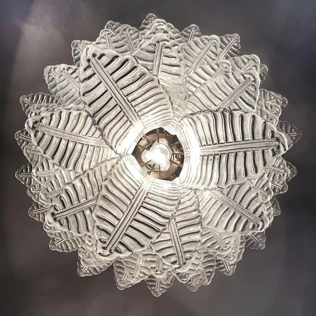 Ottaviana Murano Clear Glass Chandelier