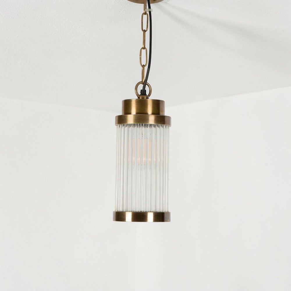 Rotterdam Ceiling Pendant Antique Brass ELPIM31400AB