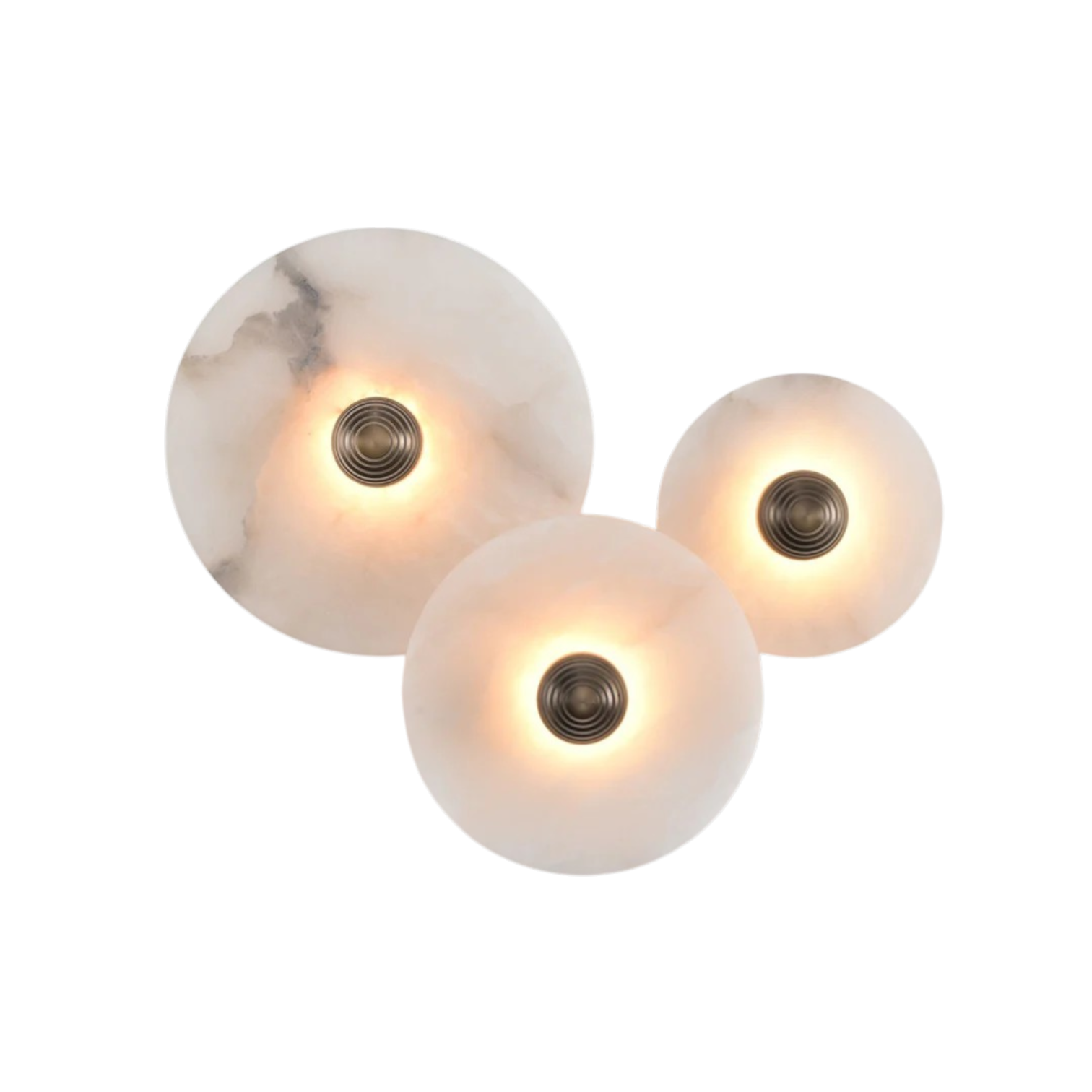 Yesca Alabaster Wall Lamp - 3 lamps - Style A